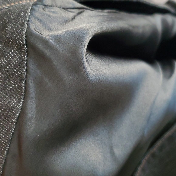 EUC!  Harley Davidson lined jean vest - Picture 8 of 9